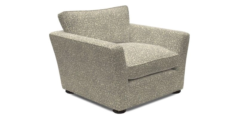 Aldeburgh Chair in Two Tone Plain Biscuit
