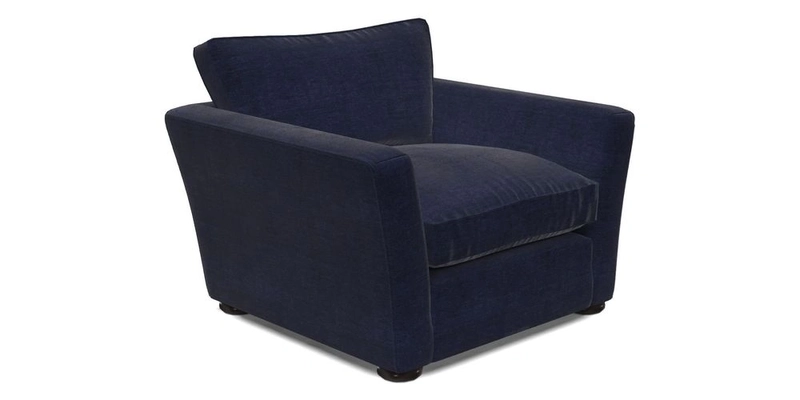 Aldeburgh Chair in Two Tone Plain Biscuit