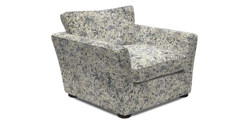 Aldeburgh Chair in Two Tone Plain Biscuit