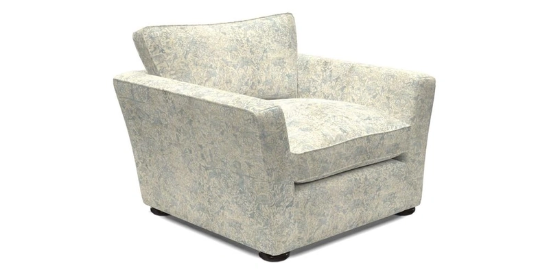 Aldeburgh Chair in Two Tone Plain Biscuit