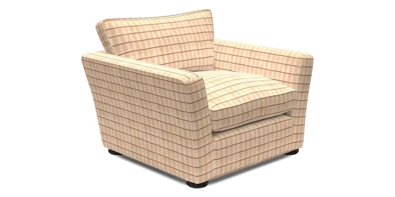 Aldeburgh Chair in Two Tone Plain Biscuit