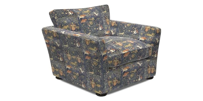 Aldeburgh Chair in Two Tone Plain Biscuit