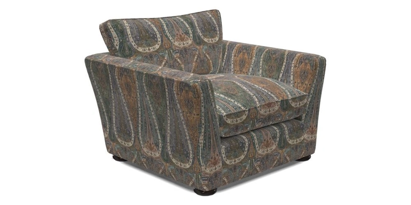 Aldeburgh Chair in Two Tone Plain Biscuit