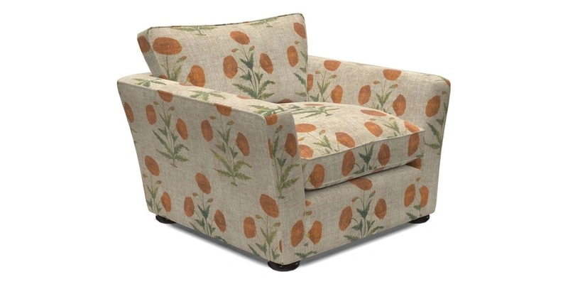 Aldeburgh Chair in Two Tone Plain Biscuit