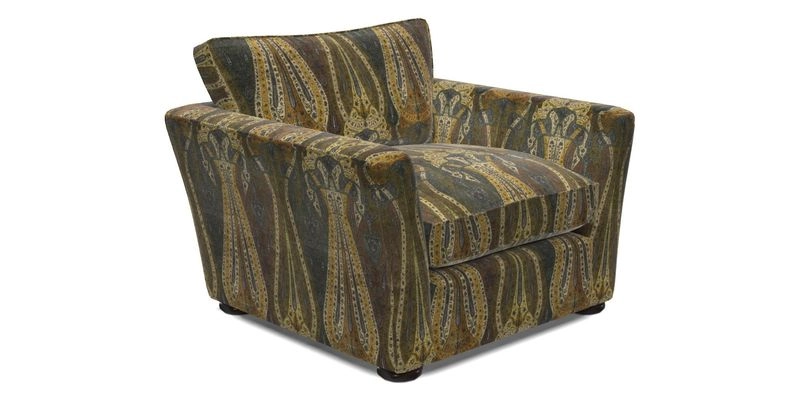 Aldeburgh Chair in Two Tone Plain Biscuit