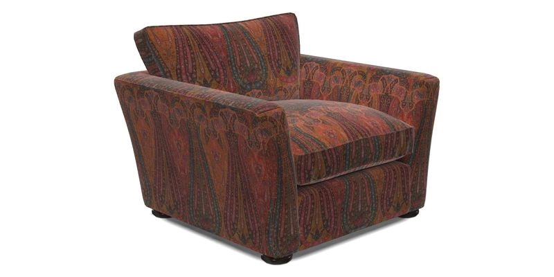 Aldeburgh Chair in Two Tone Plain Biscuit