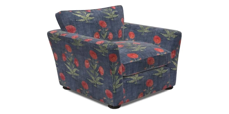 Aldeburgh Chair in Two Tone Plain Biscuit