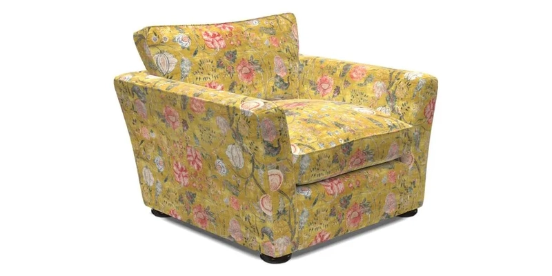 Aldeburgh Chair in Two Tone Plain Biscuit