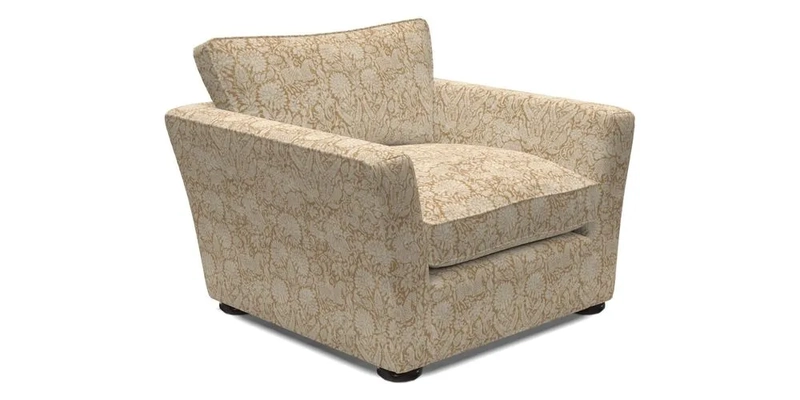 Aldeburgh Chair in Two Tone Plain Biscuit