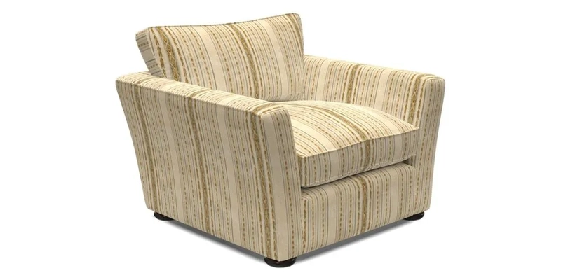 Aldeburgh Chair in Two Tone Plain Biscuit