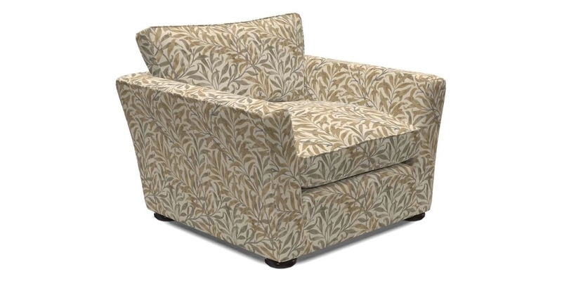 Aldeburgh Chair in Two Tone Plain Biscuit