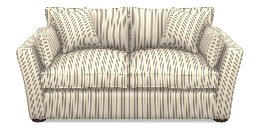 Product photograph of Aldeburgh 2 5 Seater Sofa In Cloth 22 - Racing Stripes Ayr - Charcoal from Sofas and Stuff Limited