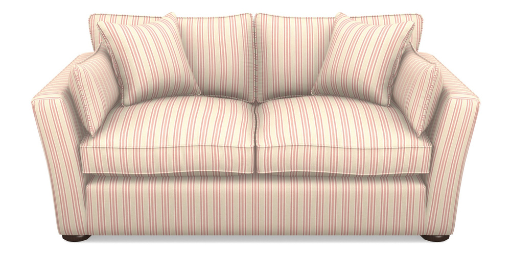 Product photograph of Aldeburgh 2 5 Seater Sofa In Cloth 22 - Racing Stripes Ayr - Cherry from Sofas and Stuff Limited