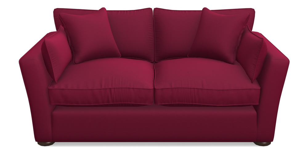 Product photograph of Aldeburgh 2 5 Seater Sofa In Clever Glossy Velvet - Chianti from Sofas and Stuff Limited