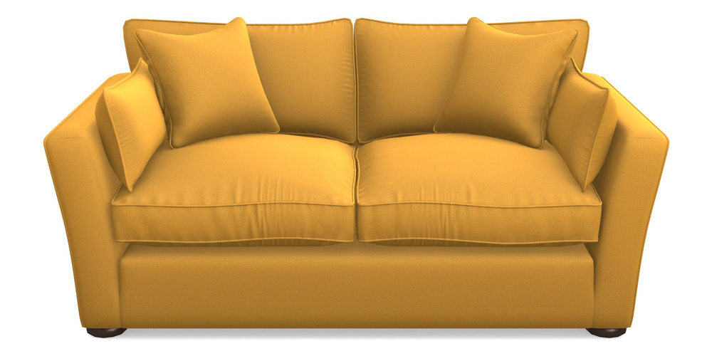 Product photograph of Aldeburgh 2 5 Seater Sofa In Clever Glossy Velvet - Fools Gold from Sofas and Stuff Limited