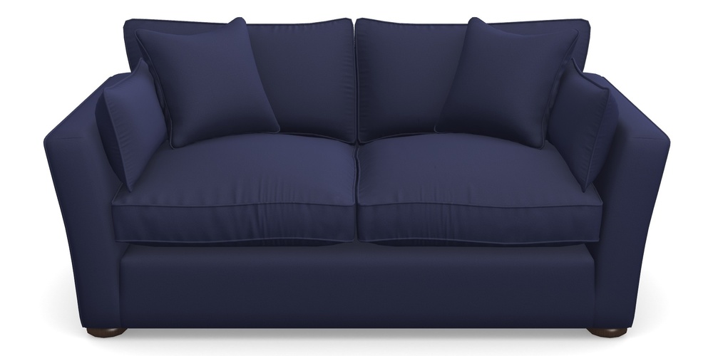 Product photograph of Aldeburgh 2 5 Seater Sofa In Clever Glossy Velvet - Navy from Sofas and Stuff Limited