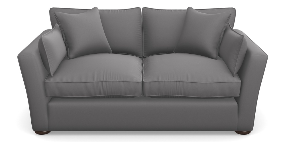 Product photograph of Aldeburgh 2 5 Seater Sofa In Clever Glossy Velvet - Shadow from Sofas and Stuff Limited