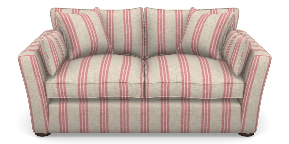 Product photograph of Aldeburgh 2 5 Seater Sofa In Cloth 18 Stripes - Bengal - Cranberry from Sofas and Stuff Limited