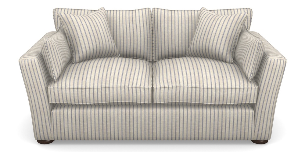 Product photograph of Aldeburgh 2 5 Seater Sofa In Cloth 18 Stripes - Ticking - Indigo from Sofas and Stuff Limited