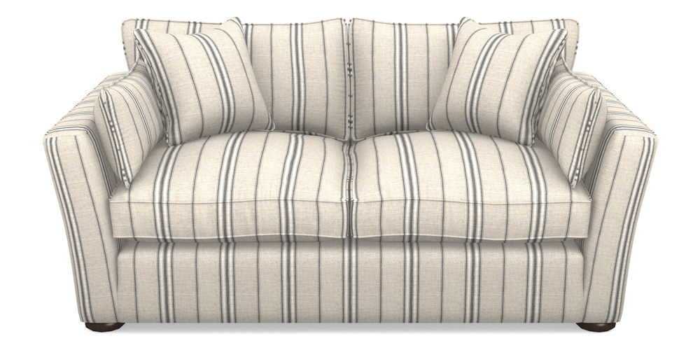 Product photograph of Aldeburgh 2 5 Seater Sofa In Cloth 18 Stripes - Regimental - Bible Black from Sofas and Stuff Limited