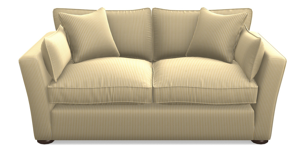 Product photograph of Aldeburgh 2 5 Seater Sofa In Cloth 21 - Simple Stripe - Canary from Sofas and Stuff Limited