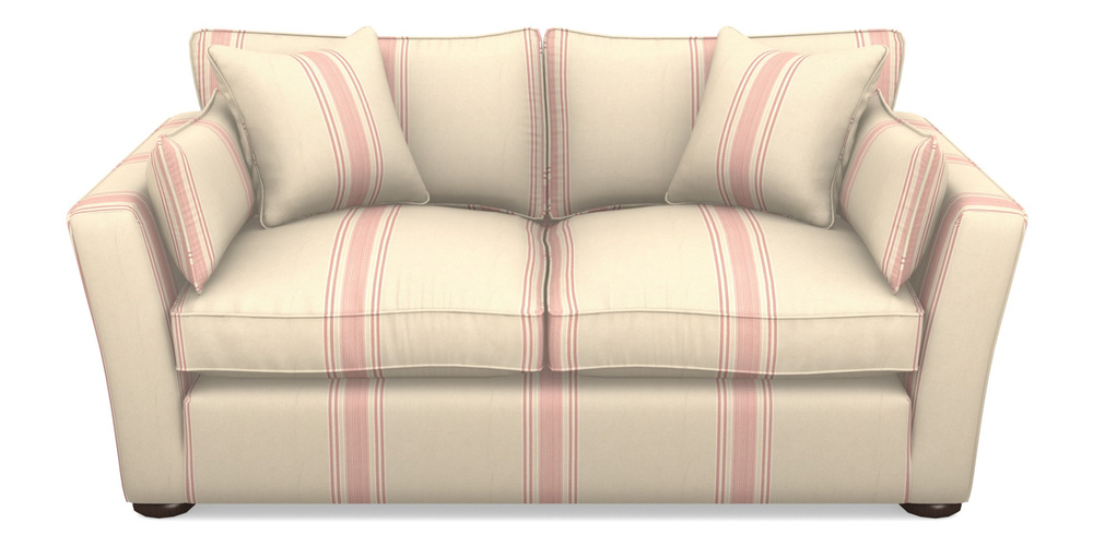 Product photograph of Aldeburgh 2 5 Seater Sofa In Cloth 22 - Racing Stripes Cheltenham - Cherry from Sofas and Stuff Limited