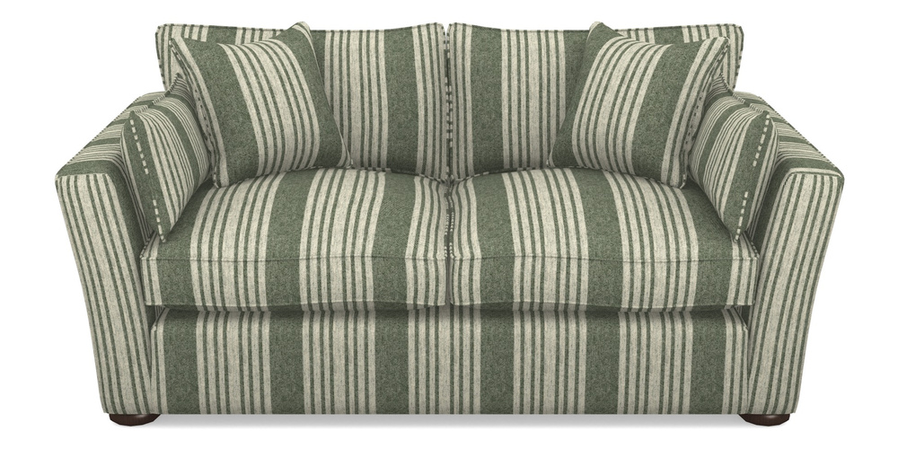 Product photograph of Aldeburgh 2 5 Seater Sofa In Cloth 22 - Bayadere - Courgette from Sofas and Stuff Limited