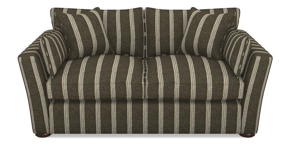 Product photograph of Aldeburgh 2 5 Seater Sofa In Cloth 20 - Design 2 - Olive Stripe from Sofas and Stuff Limited