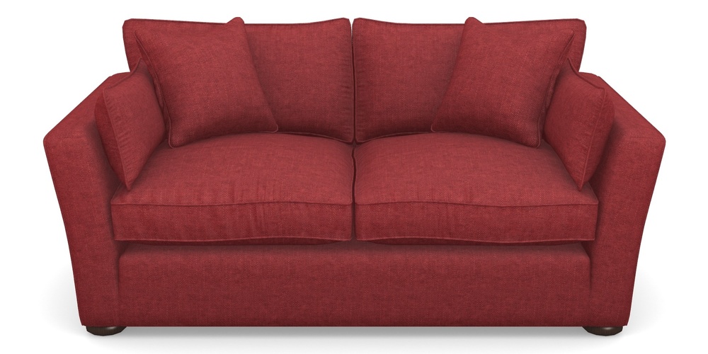 Product photograph of Aldeburgh 2 5 Seater Sofa In Easy Clean Plain - Claret from Sofas and Stuff Limited