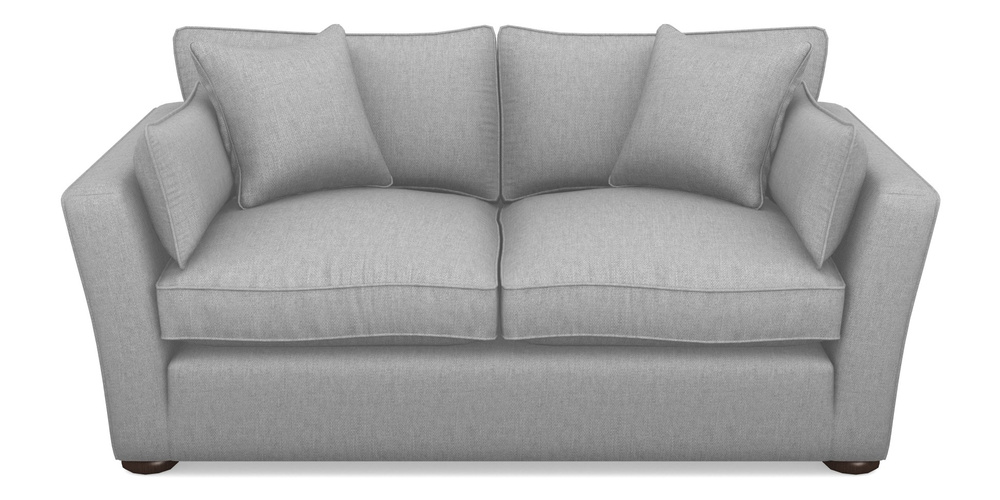 Product photograph of Aldeburgh 2 5 Seater Sofa In Easy Clean Plain - Silver from Sofas and Stuff Limited