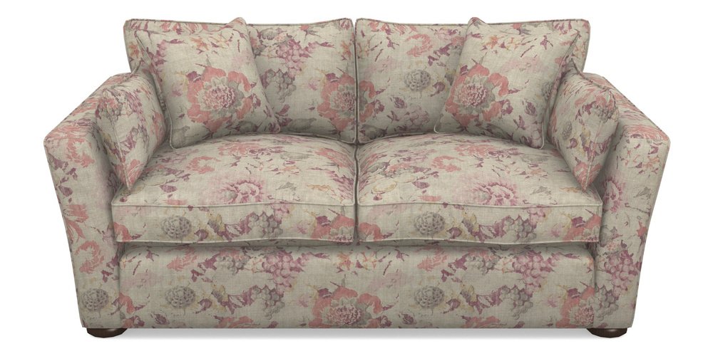 Product photograph of Aldeburgh 2 5 Seater Sofa In Floral Linen - Faith Antique Sangria from Sofas and Stuff Limited