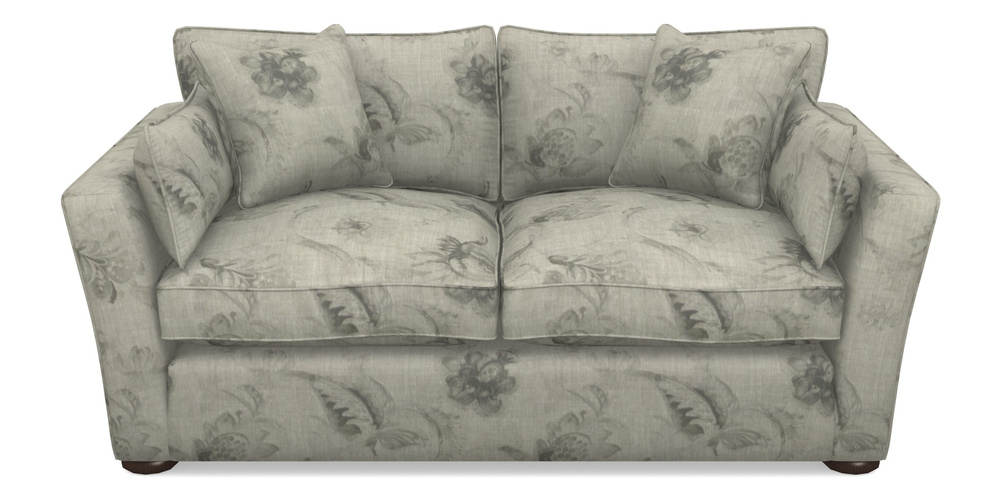 Product photograph of Aldeburgh 2 5 Seater Sofa In Floral Linen - Lela Mystery Oat Sepia from Sofas and Stuff Limited