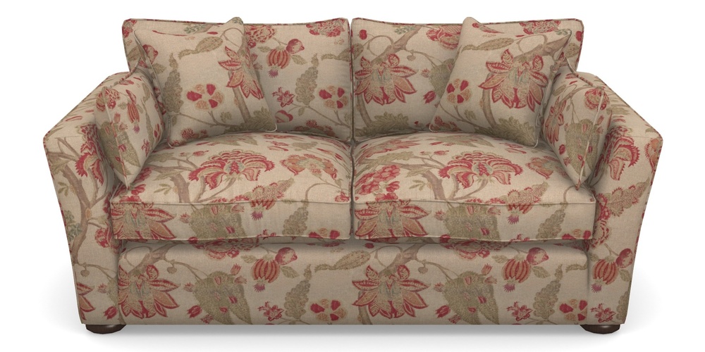 Product photograph of Aldeburgh 2 5 Seater Sofa In Floral Linen - Indienne T Rosso from Sofas and Stuff Limited