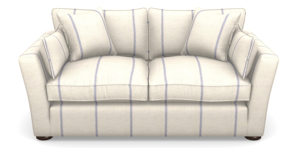 Product photograph of Aldeburgh 2 5 Seater Sofa In Grain Sack Stripe - Blue from Sofas and Stuff Limited