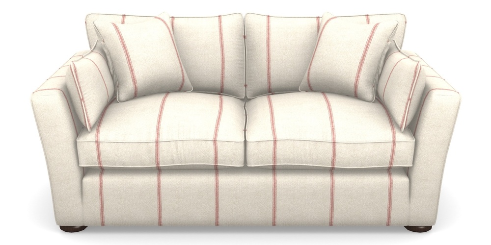 Product photograph of Aldeburgh 2 5 Seater Sofa In Grain Sack Stripe - Red from Sofas and Stuff Limited