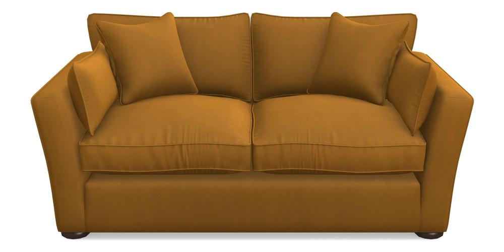 Product photograph of Aldeburgh 2 5 Seater Sofa In House Clever Velvet - Ochre from Sofas and Stuff Limited