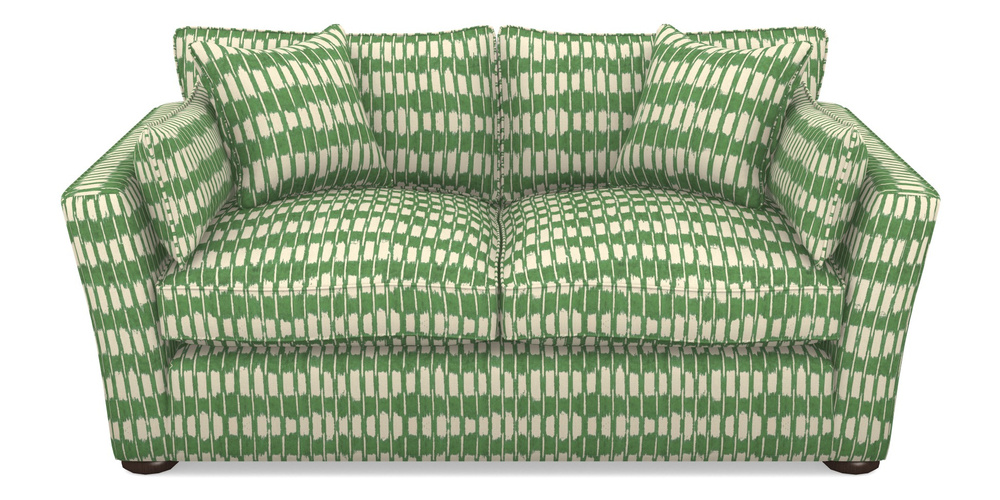 Product photograph of Aldeburgh 2 5 Seater Sofa In V A Brompton Collection - Ikat - Basil from Sofas and Stuff Limited