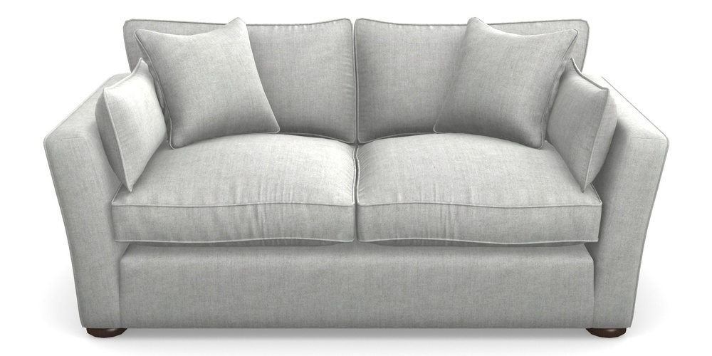 Product photograph of Aldeburgh 2 5 Seater Sofa In Super Soft Velvet - Silver from Sofas and Stuff Limited