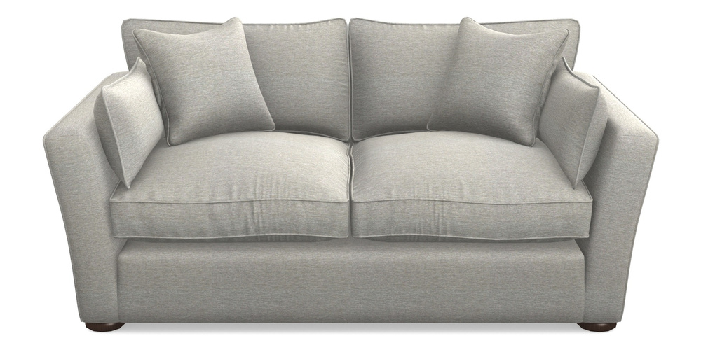 Product photograph of Aldeburgh 2 5 Seater Sofa In Textured Velvet - Silver from Sofas and Stuff Limited