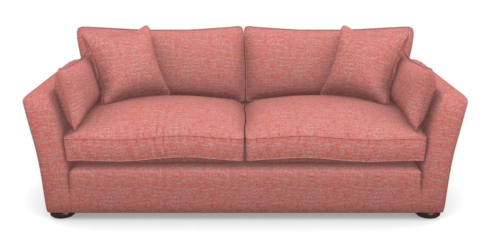 Product photograph of Aldeburgh 3 Seater Sofa In Aqua Clean Hove - Chilli from Sofas and Stuff Limited