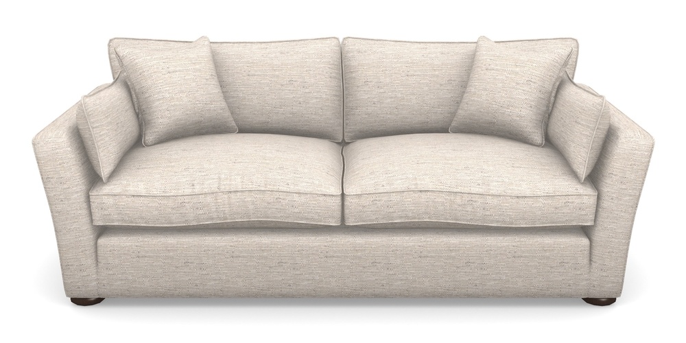 Product photograph of Aldeburgh 3 Seater Sofa In Aqua Clean Hove - Oatmeal from Sofas and Stuff Limited