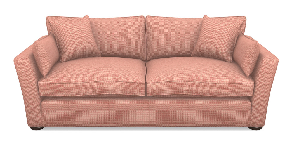 Product photograph of Aldeburgh 3 Seater Sofa In Basket Weave - Peony from Sofas and Stuff Limited