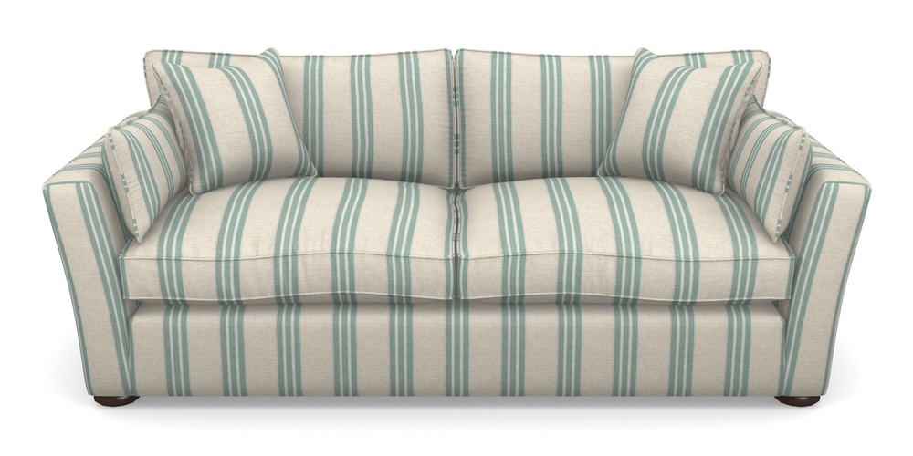 Product photograph of Aldeburgh 3 Seater Sofa In Cloth 18 Stripes - Bengal - Basil from Sofas and Stuff Limited