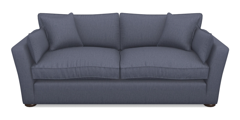 Product photograph of Aldeburgh 3 Seater Sofa In Clever Cotton Mix - Oxford Blue from Sofas and Stuff Limited