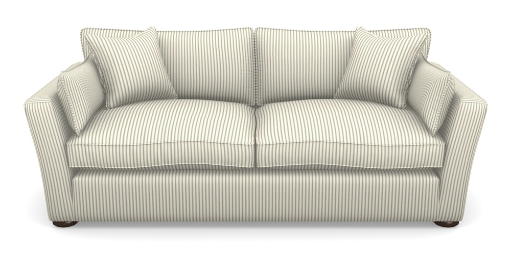 Product photograph of Aldeburgh 3 Seater Sofa In Cotton Stripe - Airforce from Sofas and Stuff Limited