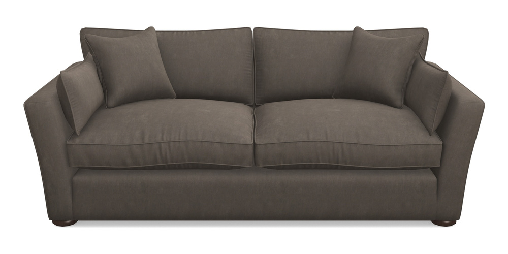 Product photograph of Aldeburgh 3 Seater Sofa In Clever Tough And Eco Velvet - Chrome from Sofas and Stuff Limited