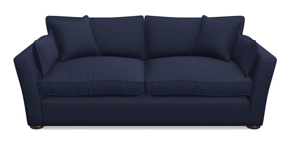 Product photograph of Aldeburgh 3 Seater Sofa In Clever Tough And Eco Velvet - Indigo from Sofas and Stuff Limited