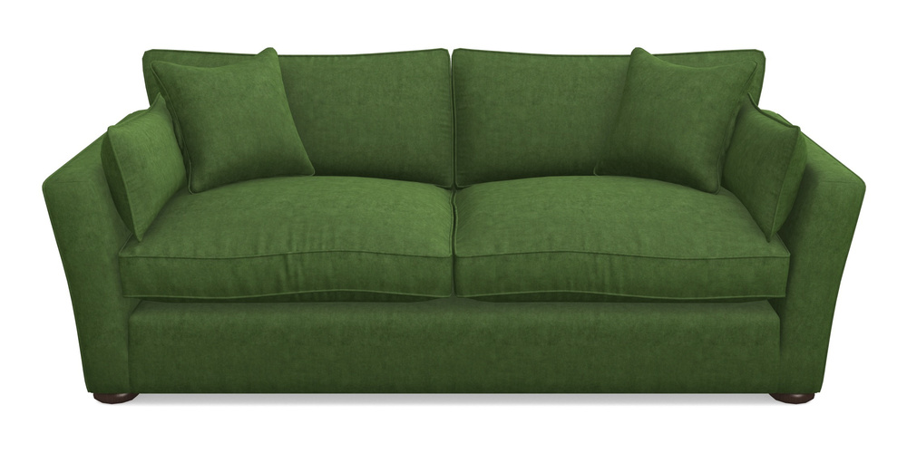 Product photograph of Aldeburgh 3 Seater Sofa In Clever Tough And Eco Velvet - Shamrock from Sofas and Stuff Limited