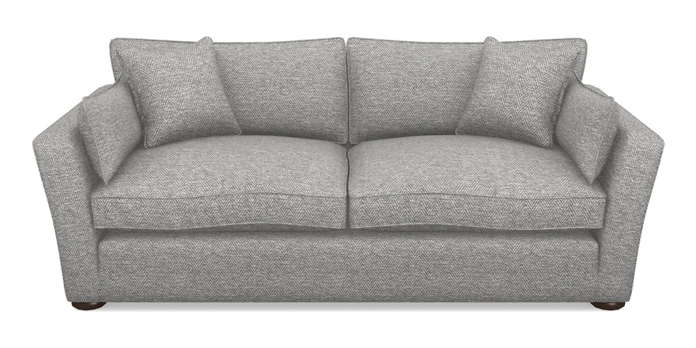 Product photograph of Aldeburgh 3 Seater Sofa In Dundee Herringbone - Marble from Sofas and Stuff Limited