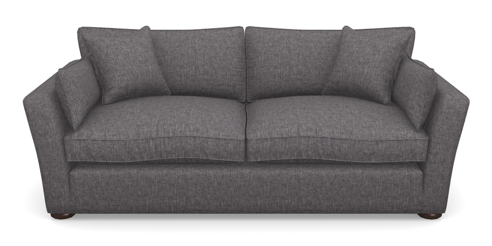 Product photograph of Aldeburgh 3 Seater Sofa In Easy Clean Plain - Ash from Sofas and Stuff Limited